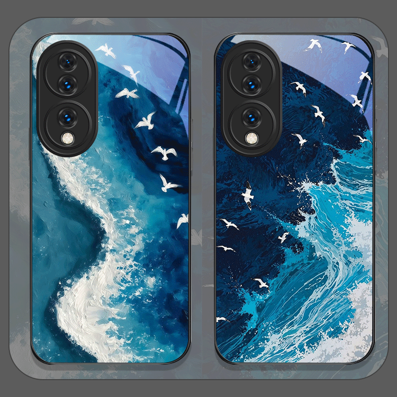 Phone Cases Beach - Summer Beach Blue Ocean Wave Printed