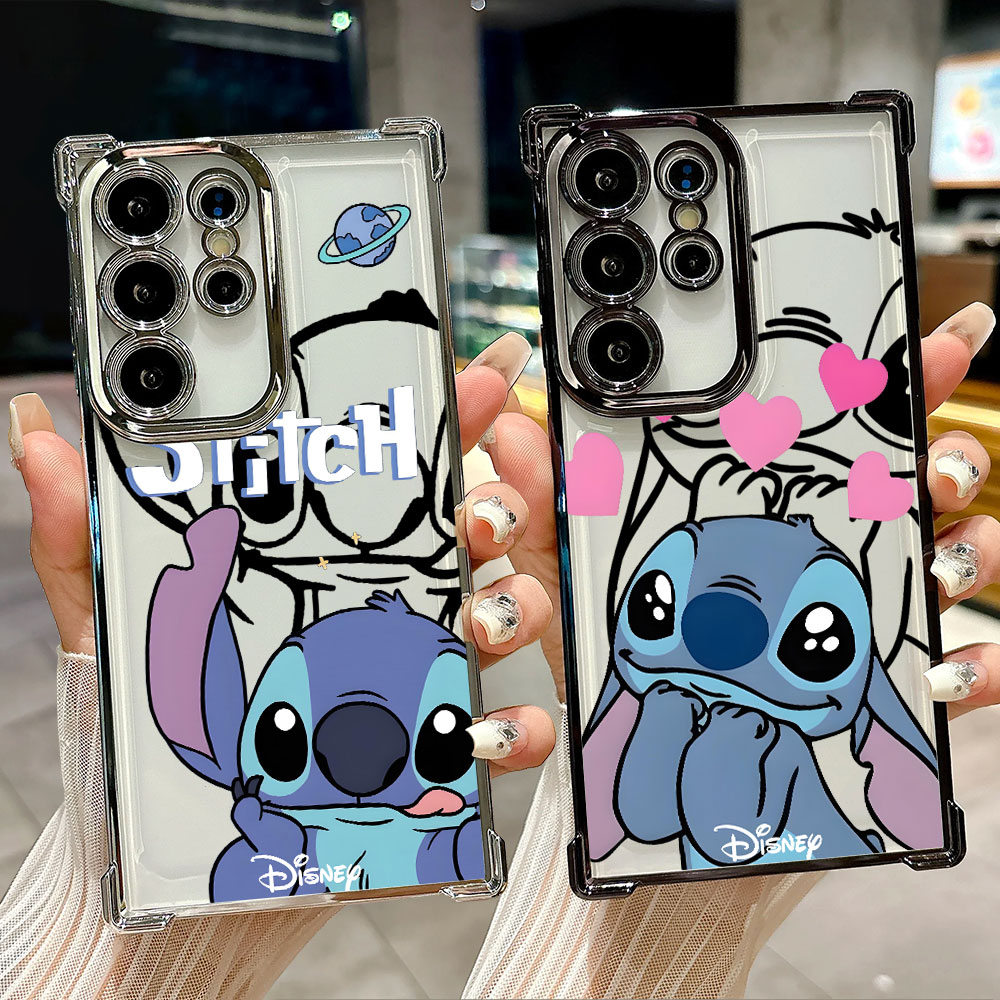 Phone Cases Silicone - Stitch Line Background Silicone Case For