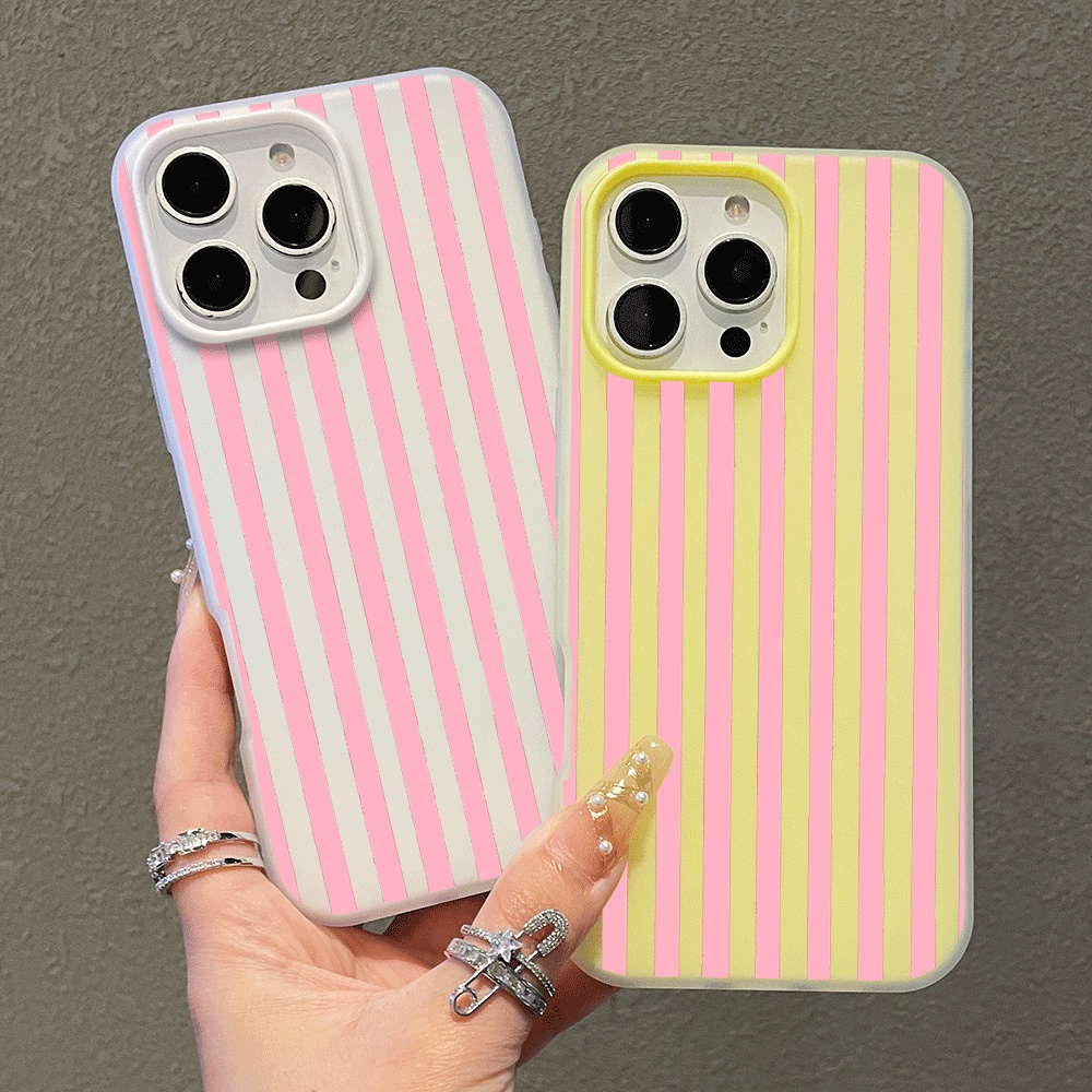 Phone Cases For Iphone 17 - Simple Vertical bar Cartoon Phone Case