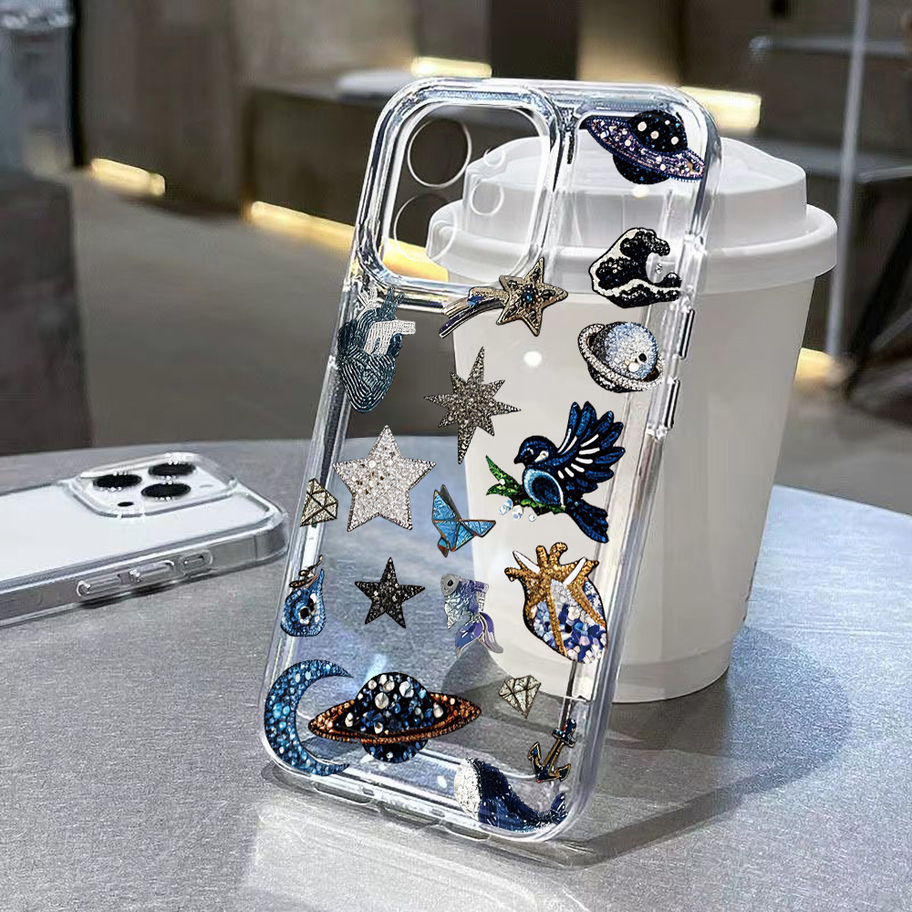Phone Cases For Samsung A14 - Retro Luxury Clear Case For Samsung