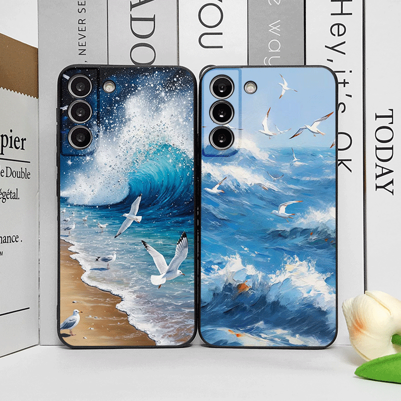 Phone Cases Beach - Summer Beach Blue Ocean Wave Phone