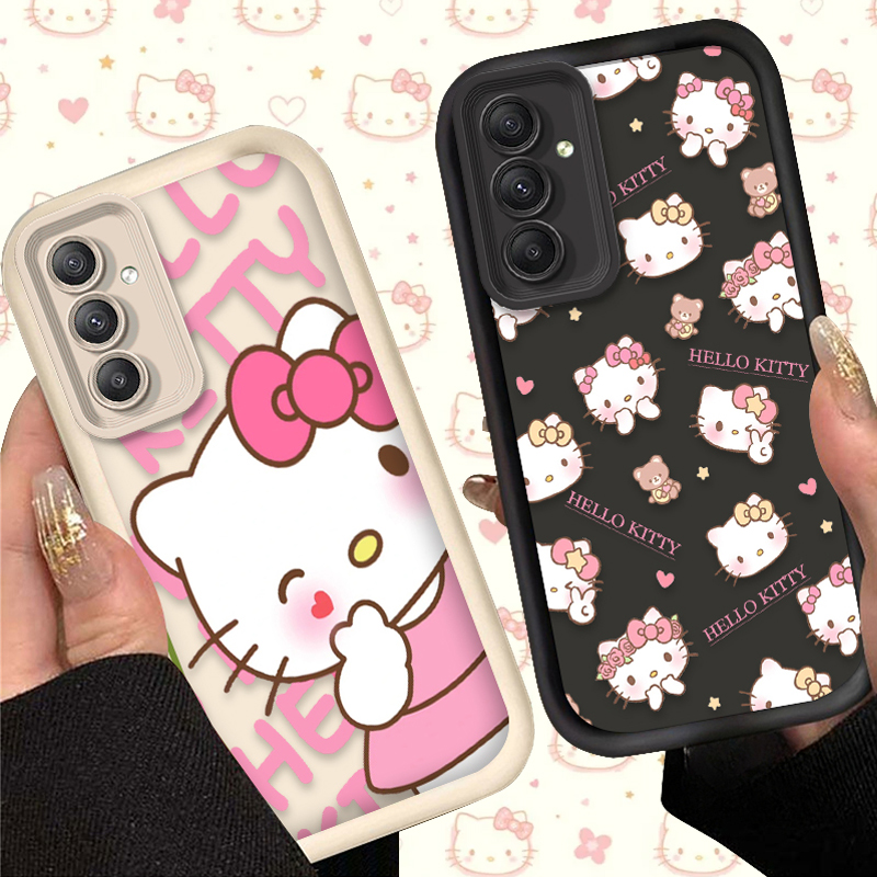 Phone Cases For Samsung A14 - Sanrio Pink Hello Kitty Case for