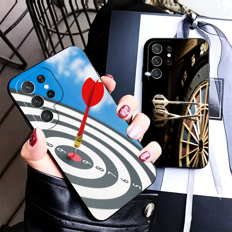 Phone Cases Target - Darts Aesthetics Wire Target Silicone Phone