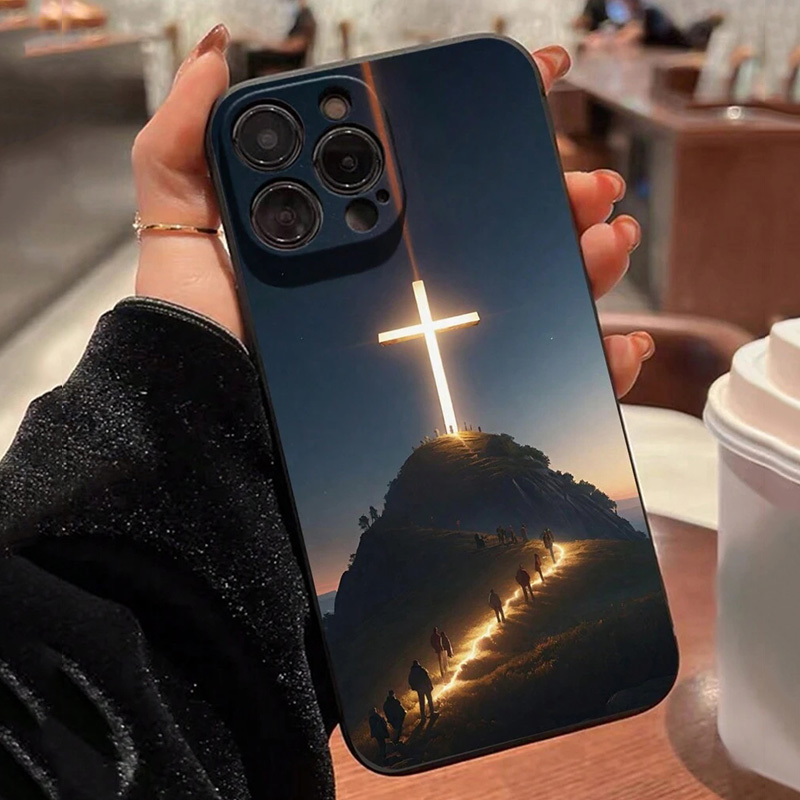 Phone Cases Jesus - Jesus Cross Painted Phone Case For