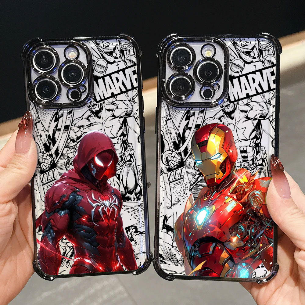 Phone Cases For Samsung A14 - Iron Spider Man Captain America Luxury