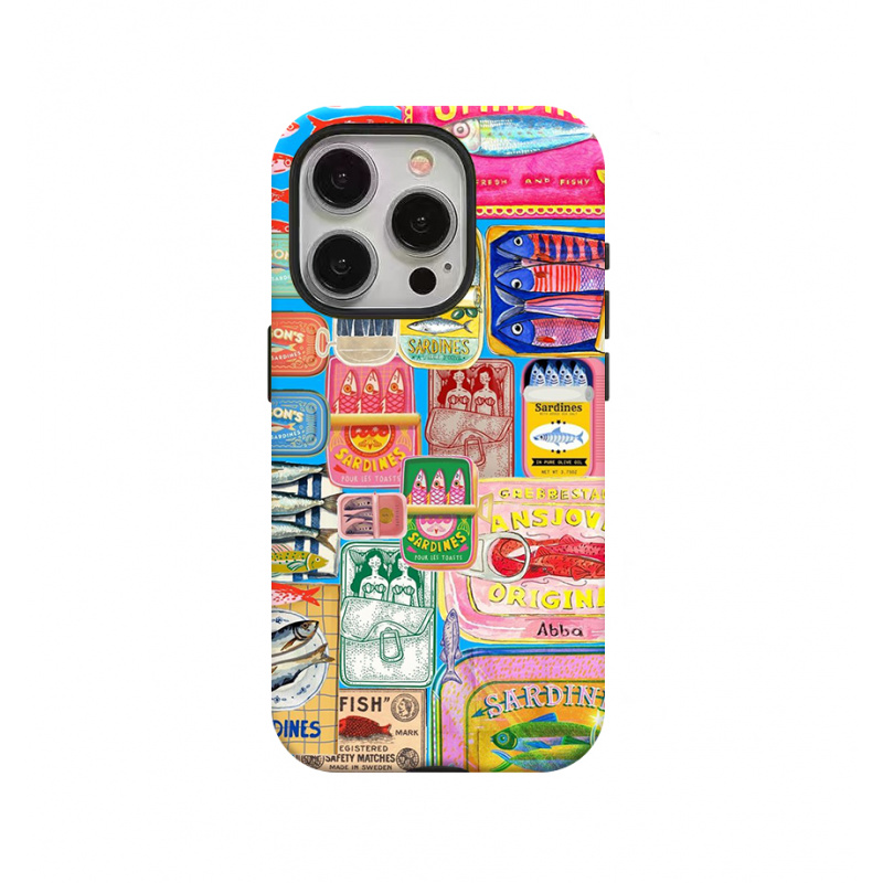 Phone Cases You Can Design - Design-conscious sardine cans Phone Case suitable