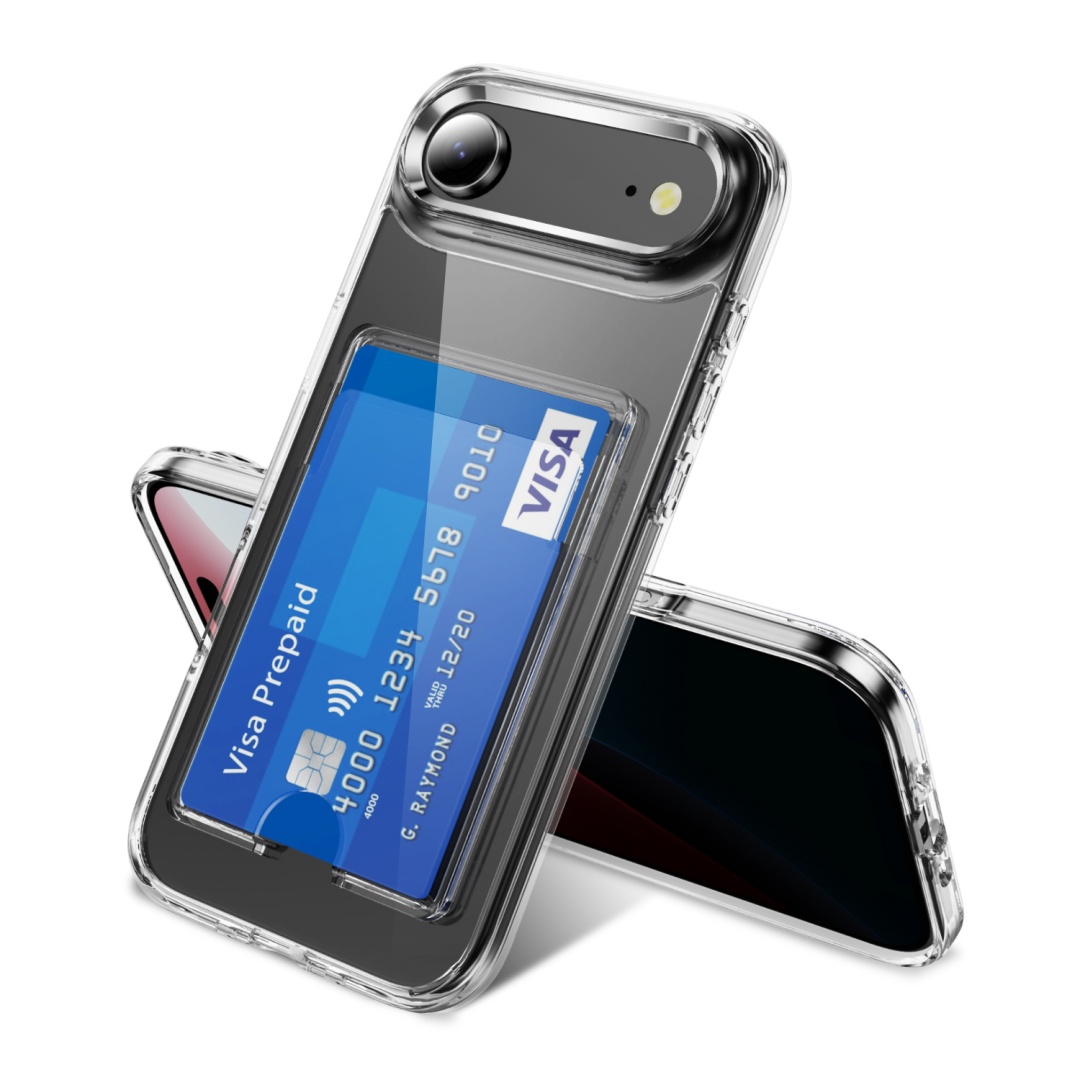 Phone Cases Classy - Luxury Clear Card Slot Holder Wallet