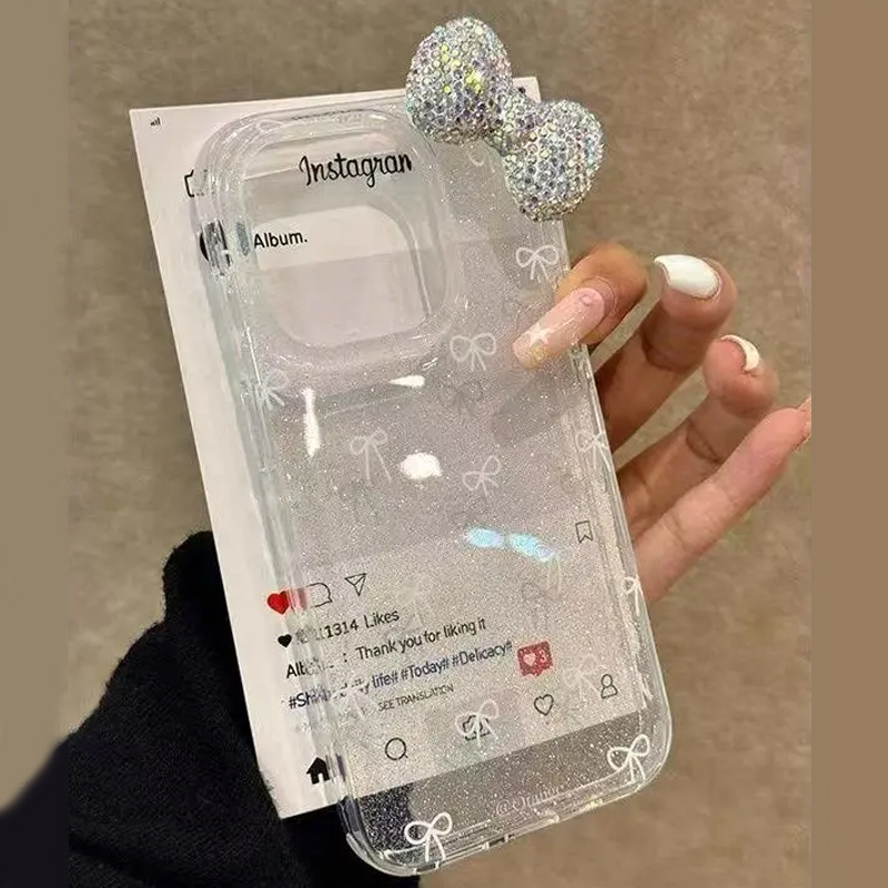 Phone Cases Classy - Luxury Sparkling Powder 3D Full Diamond