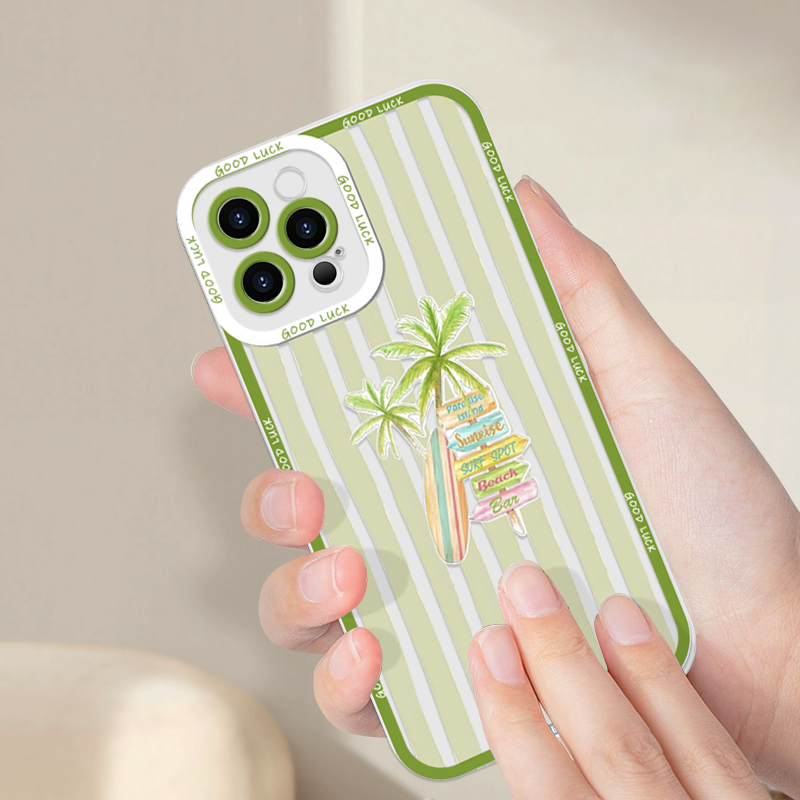 Summer Palm Coconut Tree Strip - Phone Cases For Samsung A14 review and price