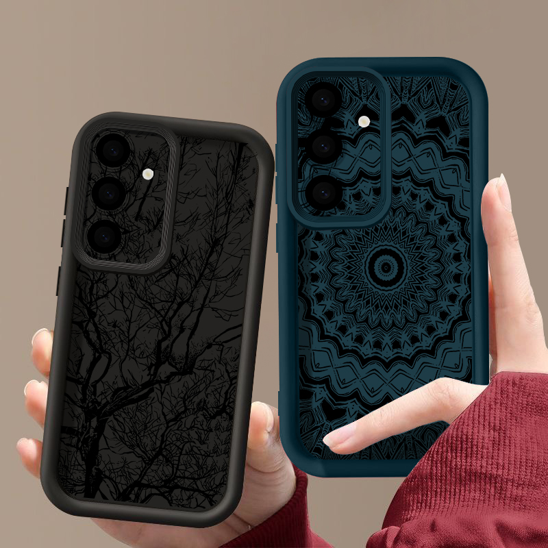 Retro Flower Totem Pattern Cas - Phone Cases For Samsung A14 review and price