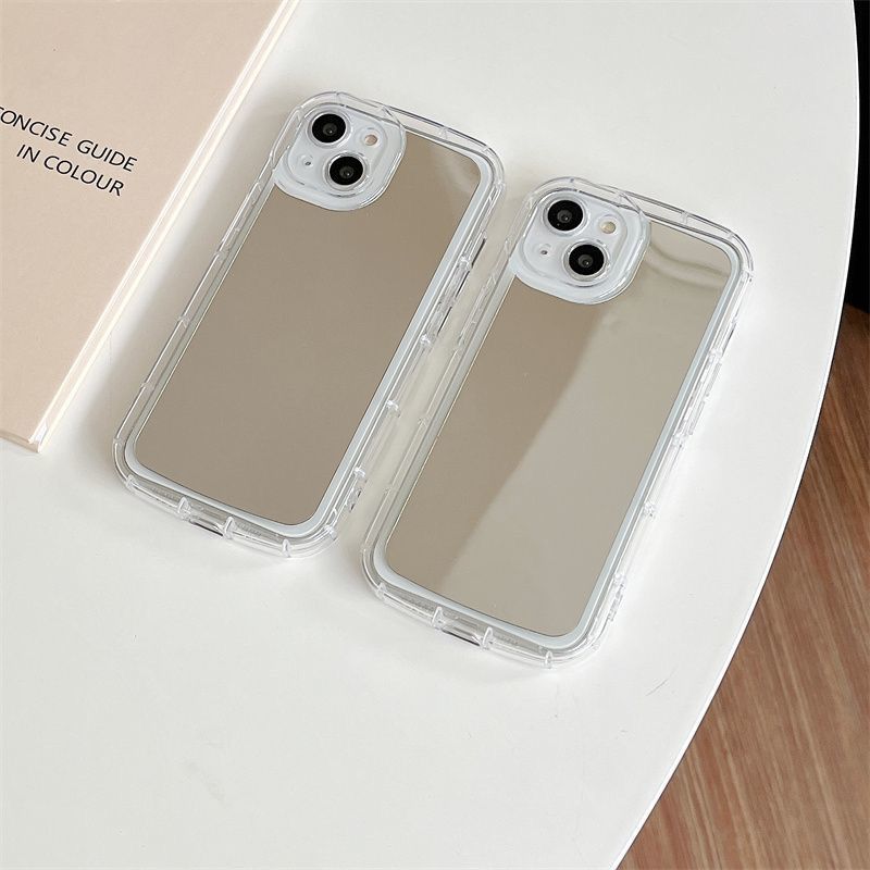 Luxury Transparent Mirror Phon - Phone Cases Classy review and price