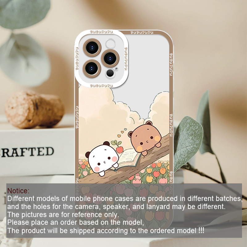 Cute BUBU DUDU Couple Clear Ph - Phone Cases For Samsung A14 review and price