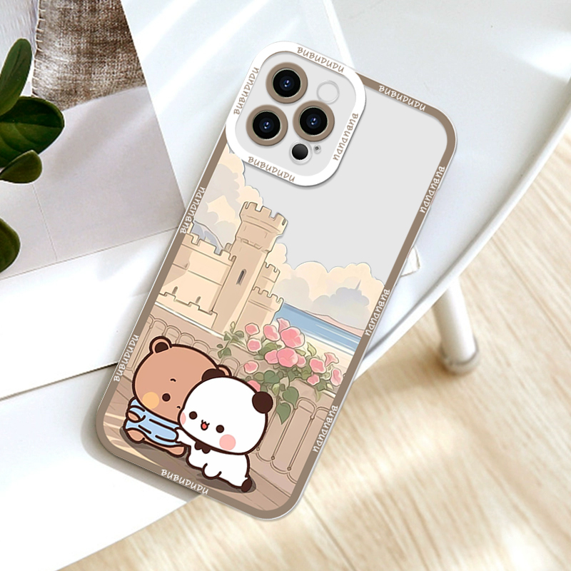 Cute BUBU DUDU Couple Clear Ph - Phone Cases For Samsung A14 review and price