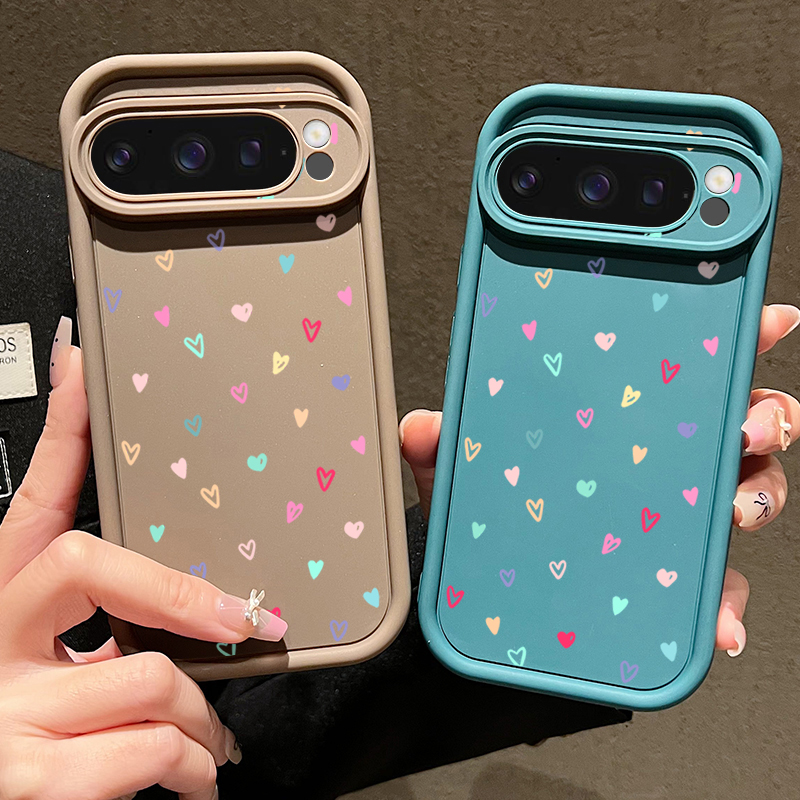 Colorful Little Hearts Soft Ca - Phone Cases Google Pixel 7 review and price