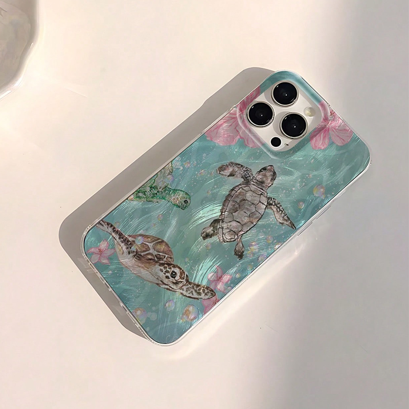Sea Turtle Beach Pattern Phone - Phone Cases Beach review and price