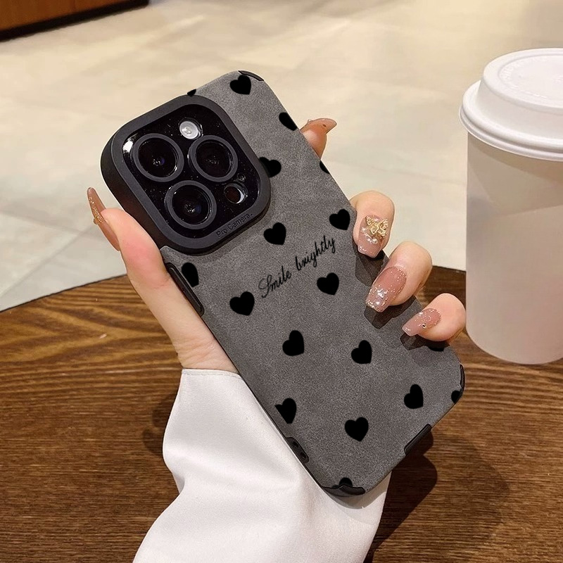 New Luxury Black Love Heart So - Phone Cases Classy review and price