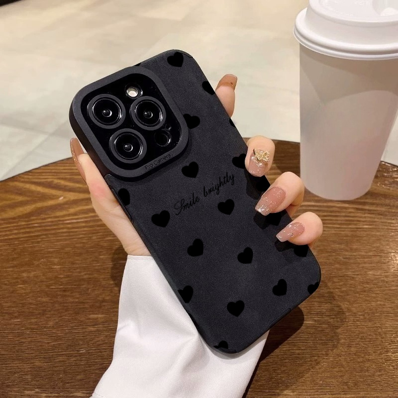 New Luxury Black Love Heart So - Phone Cases Classy review and price