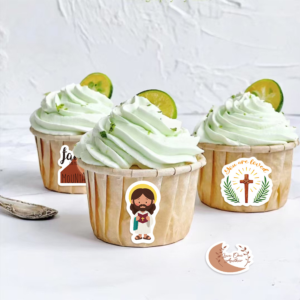 500pcs/roll Jesus Stickers Exq - Phone Cases Jesus review and price