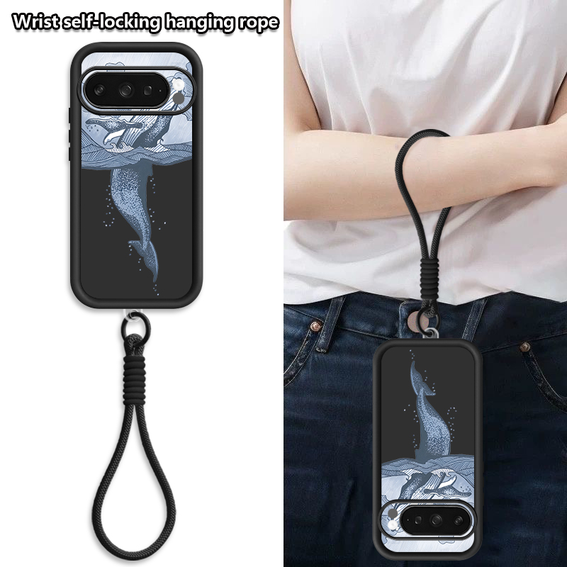 Humpback Whale Print Wrist Str - Phone Cases Google Pixel 7 review and price