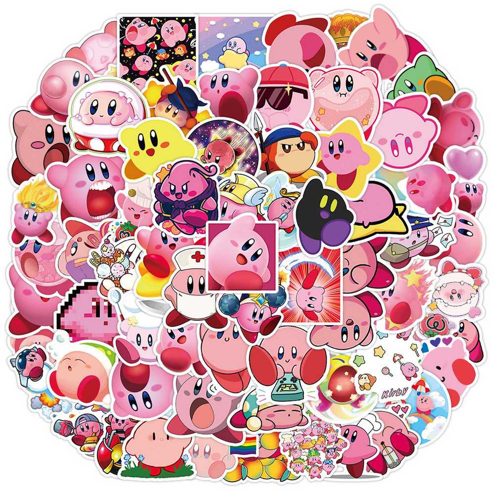 100pcs Cartoon Game Kirby Stic - Phone Cases Kids review and price