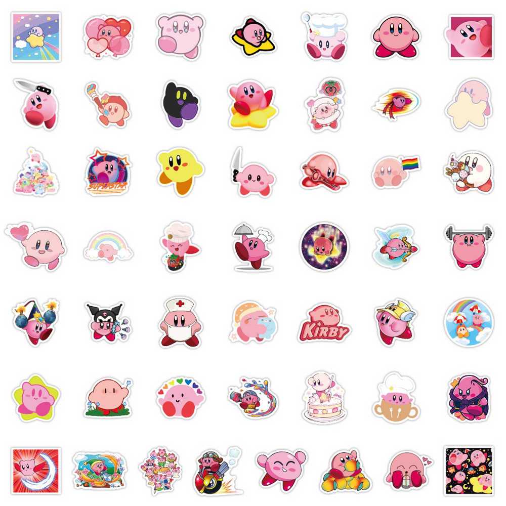 100pcs Cartoon Game Kirby Stic - Phone Cases Kids review and price