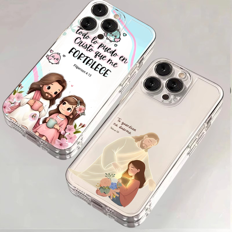 Cartoon Jesus And Me Bible Ver - Phone Cases Jesus review and price