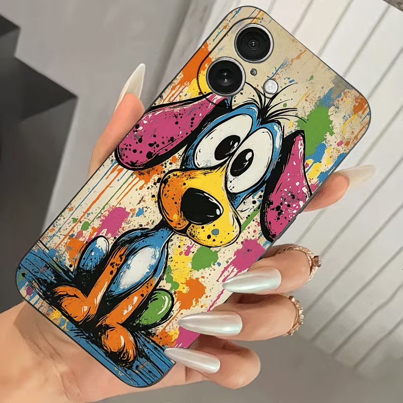 Graffiti Colored Puppy TPU Pho - Phone Cases For Iphone 17 review and price