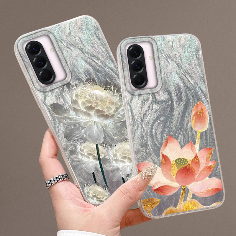 Golden Lotus Case for Samsung  - Phone Cases For Samsung A14 review and price
