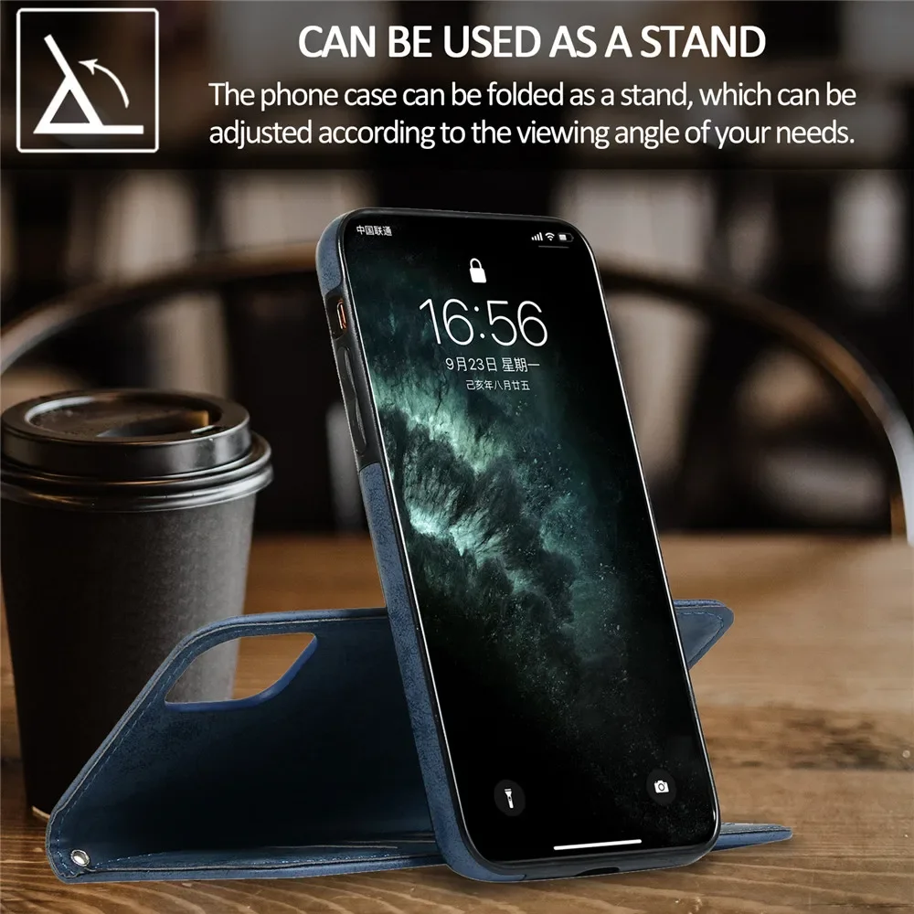 Luxury Leather Removable Flip  - Phone Cases Classy review and price