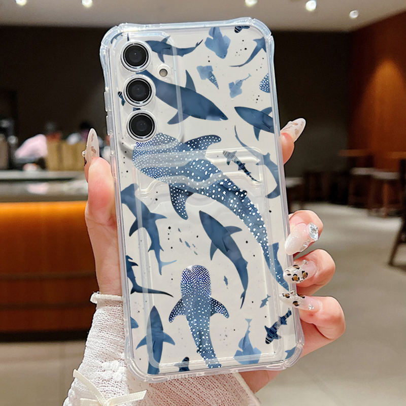 Ocean Shark Whale Phone Case F - Phone Cases With Wallet review and price