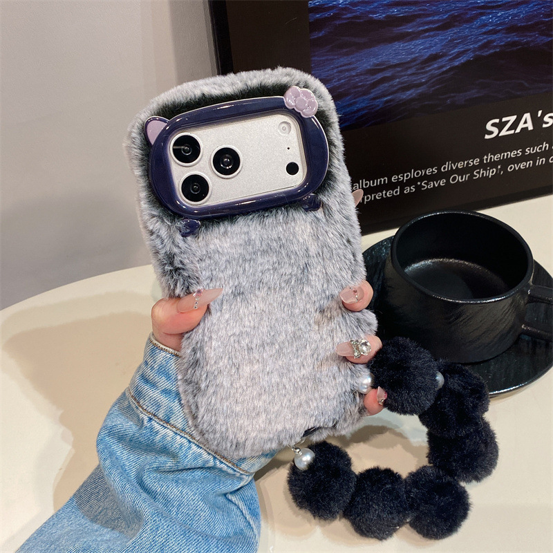 Luxury Solid Colors Furry Plus - Phone Cases For Iphone 17 review and price