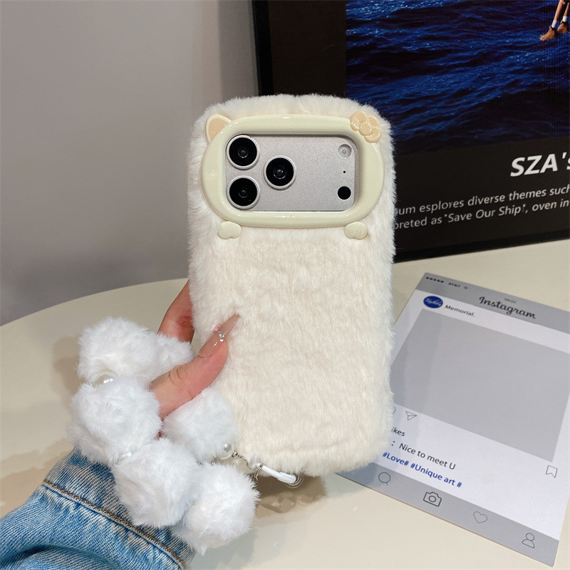 Luxury Solid Colors Furry Plus - Phone Cases For Iphone 17 review and price