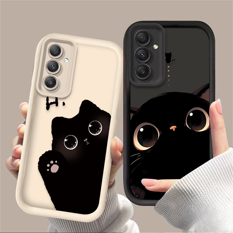 Lovely Big Eyed Cat Phone Case - Phone Cases For Samsung A14 review and price