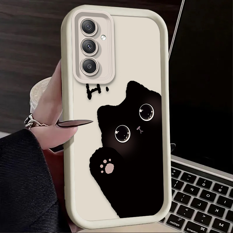 Lovely Big Eyed Cat Phone Case - Phone Cases For Samsung A14 review and price