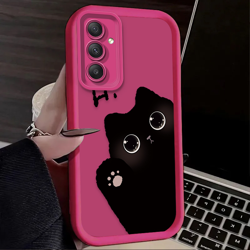Lovely Big Eyed Cat Phone Case - Phone Cases For Samsung A14 review and price