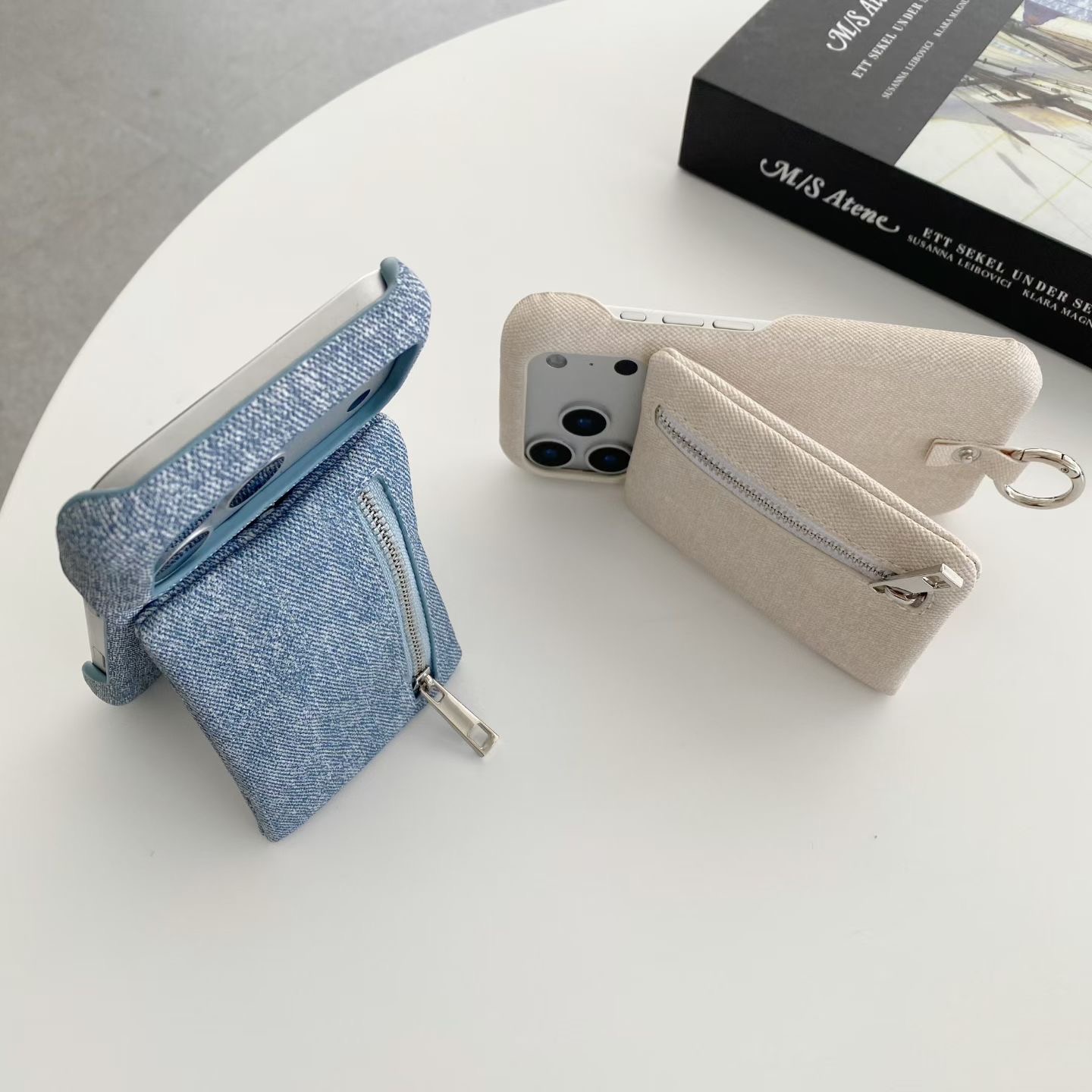 Jeans zipper money wallet card - Phone Cases With Wallet review and price