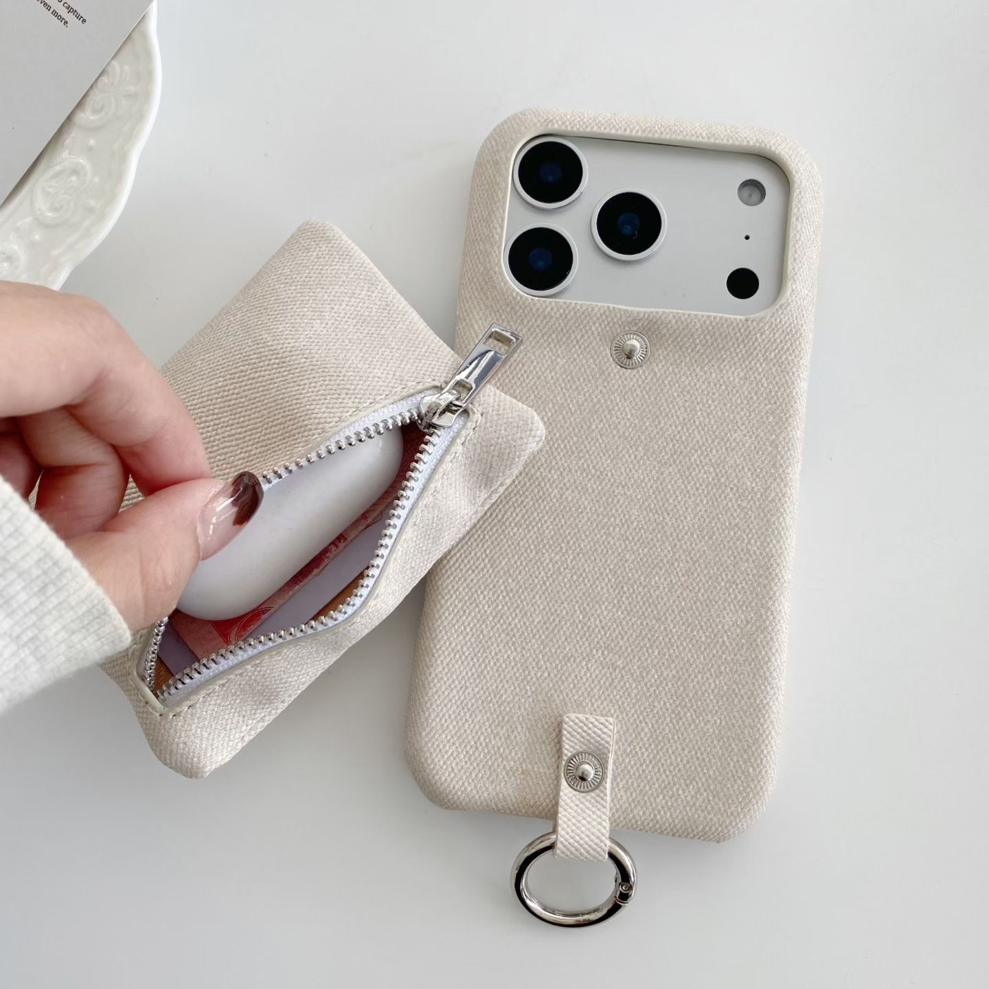 Jeans zipper money wallet card - Phone Cases With Wallet review and price