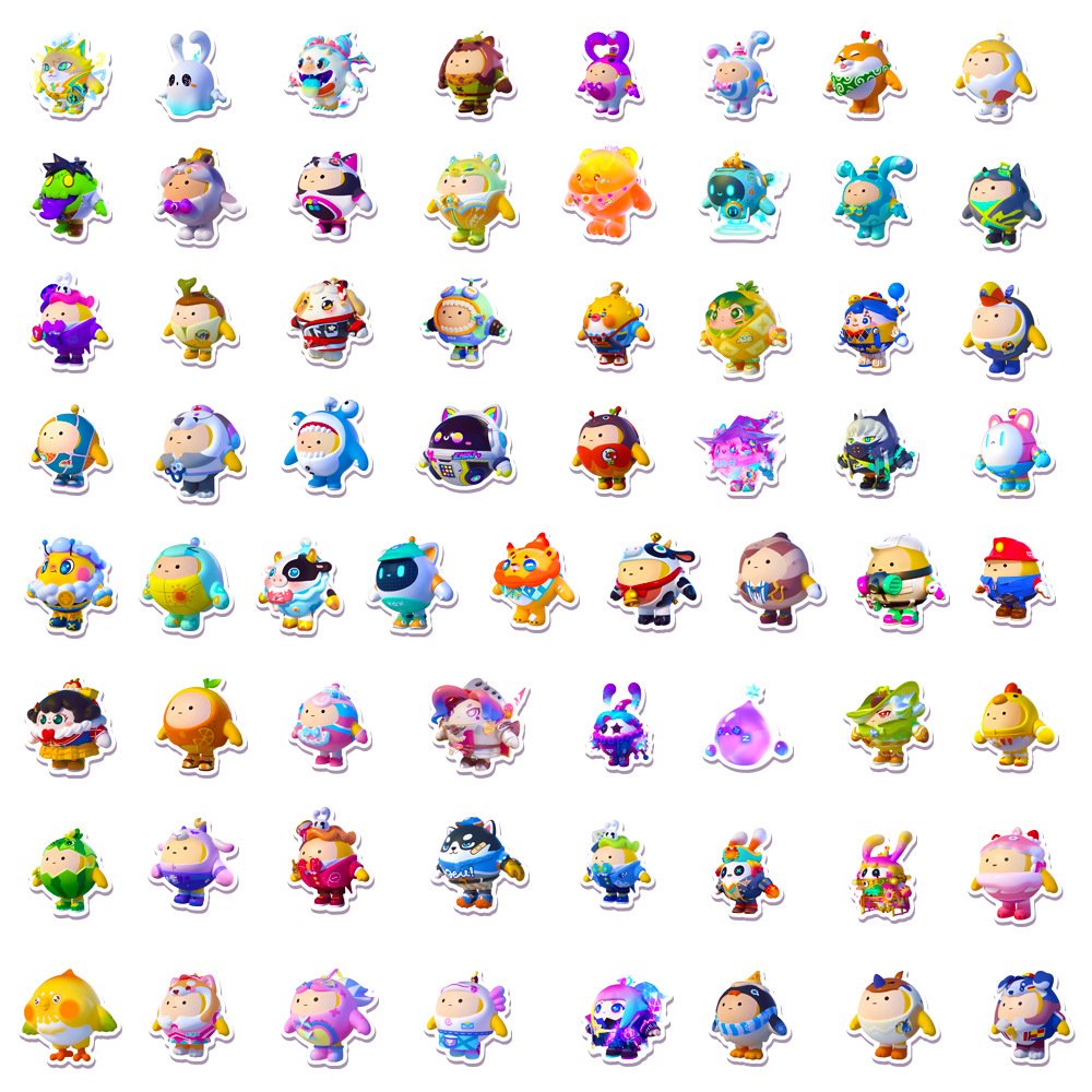 50Pcs Kawaii Eggy Party Cartoo - Phone Cases Kids review and price