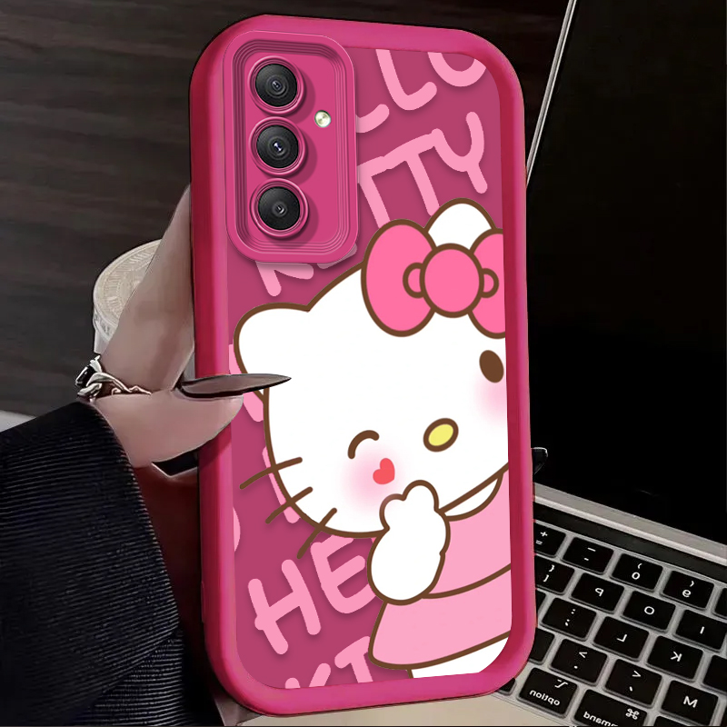 Sanrio Pink Hello Kitty Case f - Phone Cases For Samsung A14 review and price