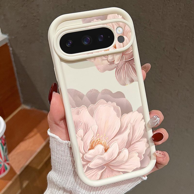 Pink Flowers Patterned Soft TP - Phone Cases Google Pixel 7 review and price
