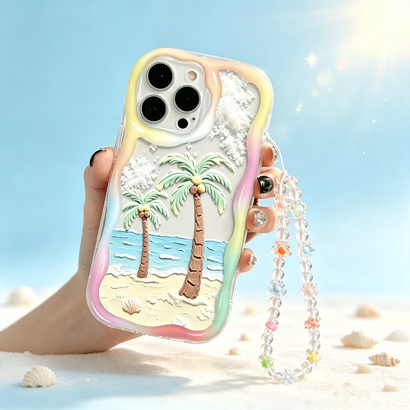 Summer Beach Coconut Trees Pho - Phone Cases Beach review and price
