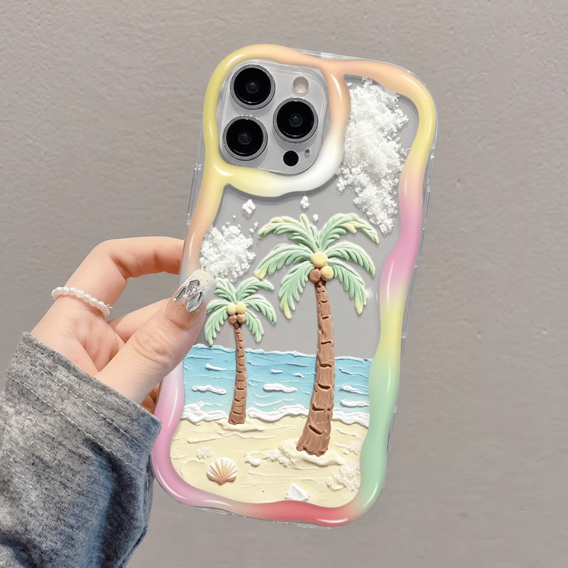 Summer Beach Coconut Trees Pho - Phone Cases Beach review and price