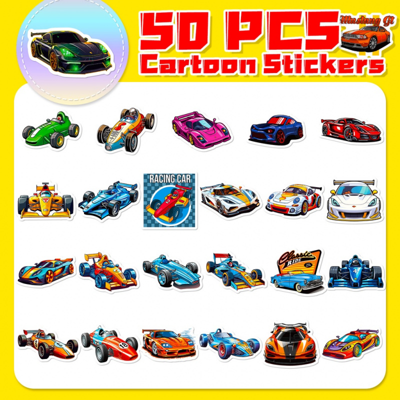 50PCS Cool Cartoon JDM Racing  - Phone Cases Kids review and price