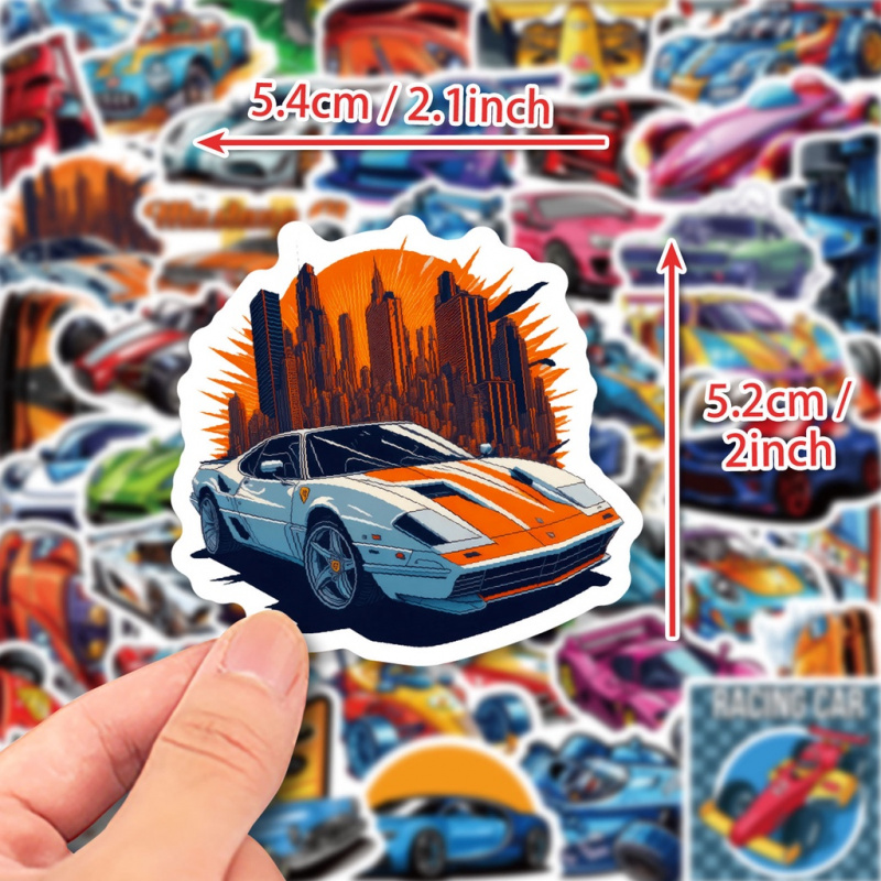 50PCS Cool Cartoon JDM Racing  - Phone Cases Kids review and price