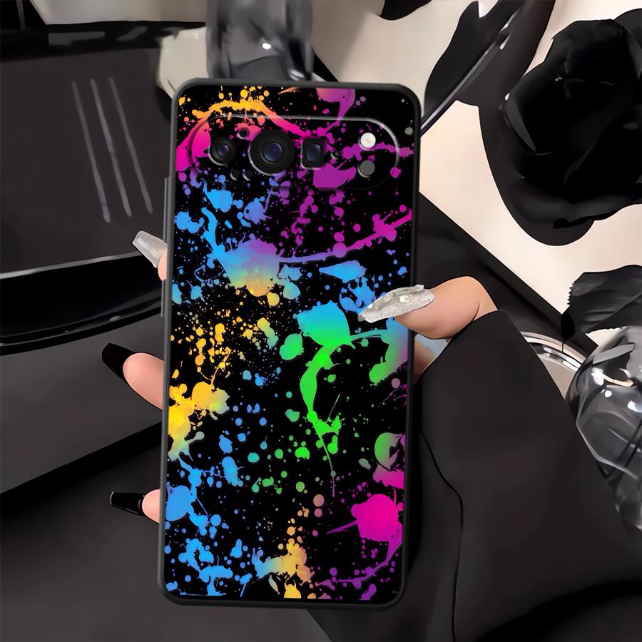 Rainbow Paint Splatters Funda  - Phone Cases Google Pixel 7 review and price