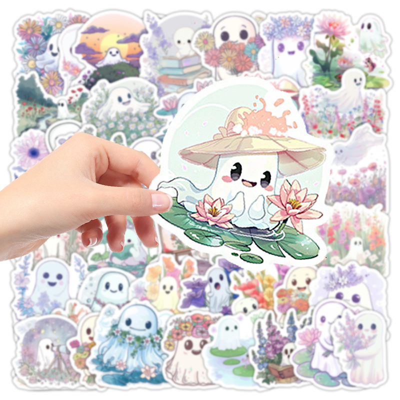 50PCS Cute White Ghost Graffit - Phone Cases Kids review and price